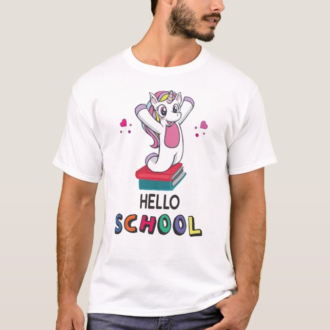 Ready for online school T-Shirt (Front)