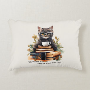 Ready For School Like A Boss Accent Pillow