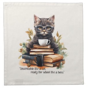 Ready For School Like A Boss Cloth Napkin