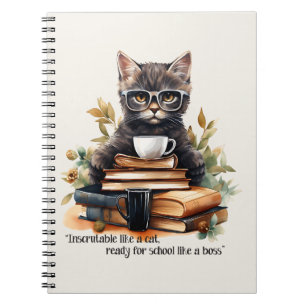 Ready For School Like A Boss Notebook