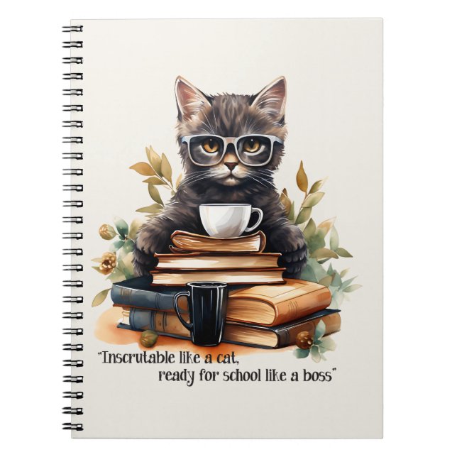 Ready For School Like A Boss Notebook (Front)