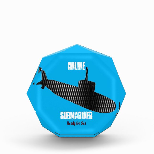 Ready for Sea SubArt Small Octagonal Award (Front)