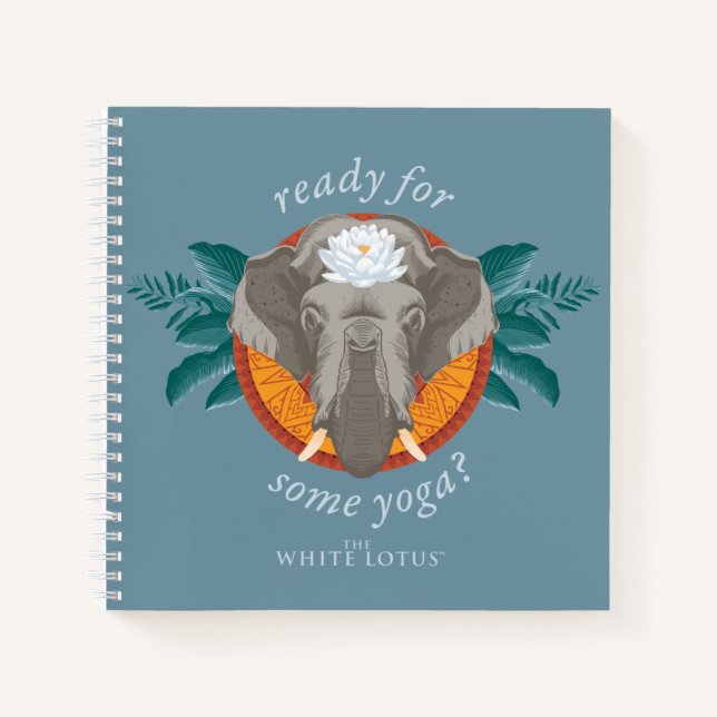 Ready for Some Yoga? - The White Lotus Notebook (Front)