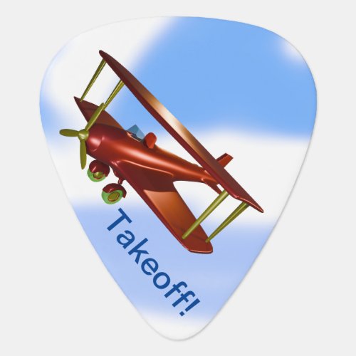 Ready for Takeoff Guitar Pick