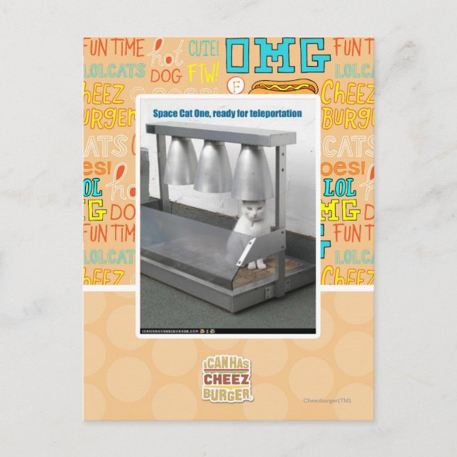 Ready for Teleportation Postcard (Front)