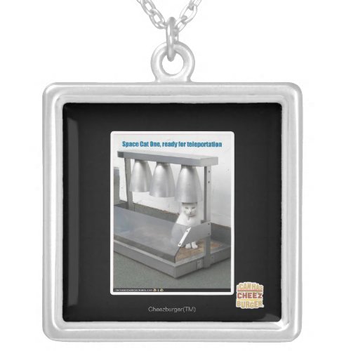 Ready for Teleportation Silver Plated Necklace