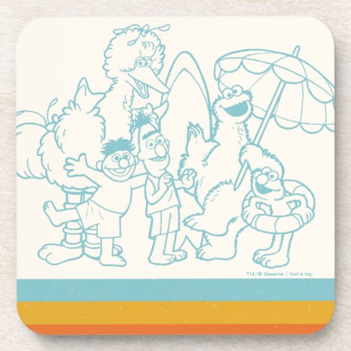 Ready for the Beach Beverage Coaster
