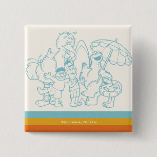 Ready for the Beach Button