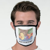Ready For The Big One? Plate Tectonics World Map Face Mask (Worn Him)