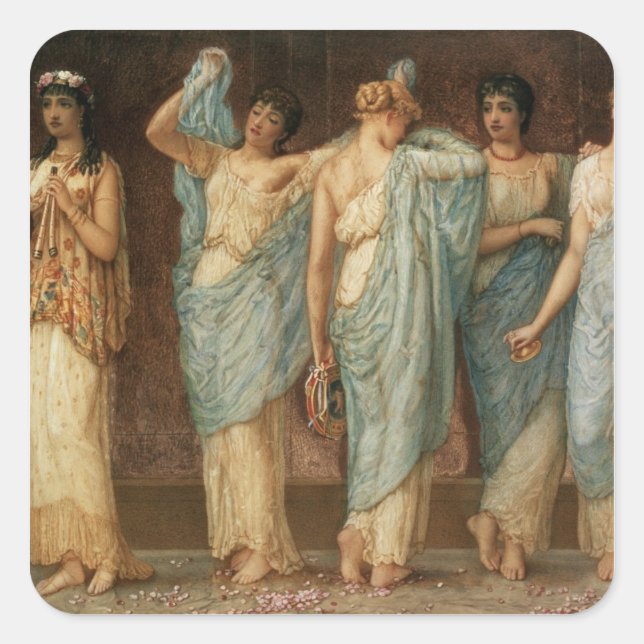 Ready for the Dance Square Sticker (Front)