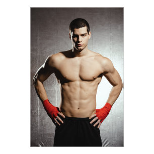 Ready for the Fight Hot Guy Poster