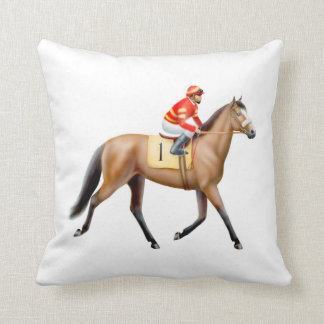 Ready for the Horse Race Pillow