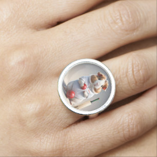 Ready For The Pitch, Guinea Pig Cricketer Ring
