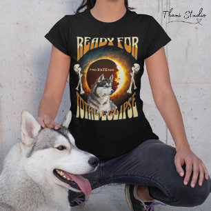 Ready for Total Eclipse 2024 Cute Dog Vintage T-Shirt