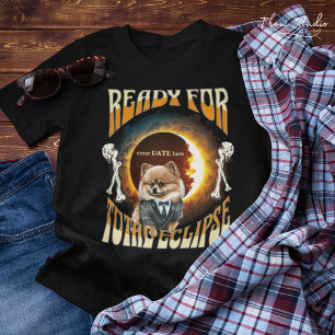 Ready for Total Eclipse 2024 Cute Dog Vintage T-Shirt
