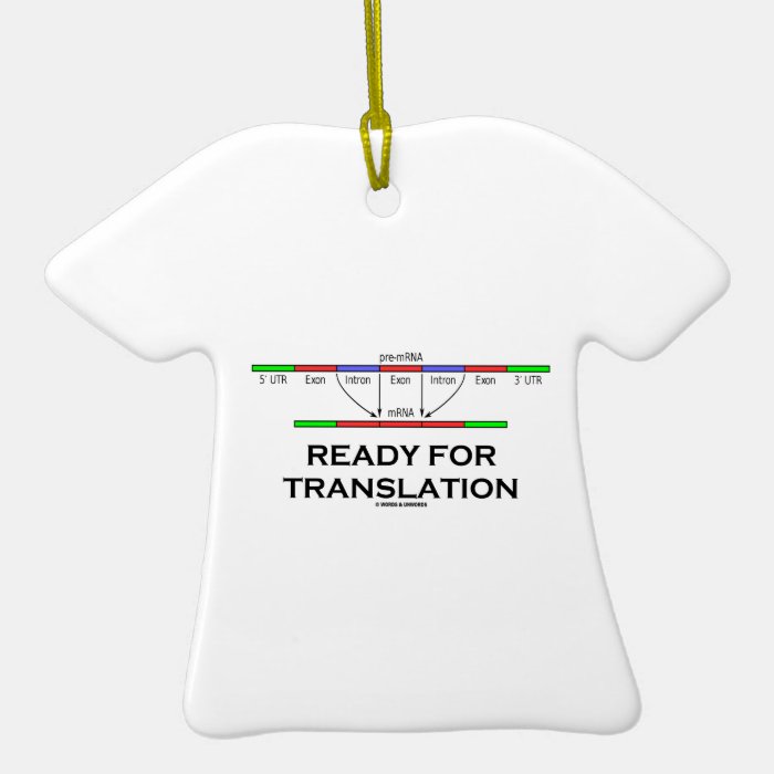 Ready For Translation (pre mRNA Into mRNA) Christmas Tree Ornament