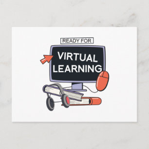 Ready for virtual learning postcard
