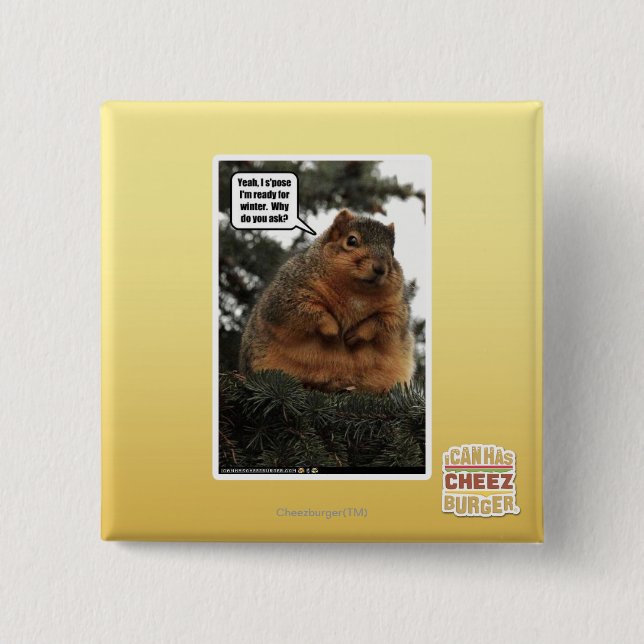 Ready for winter button (Front)