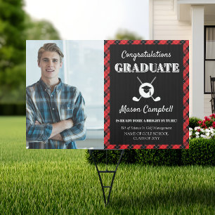 Ready Fore Bright Future Golf Graduation Sign