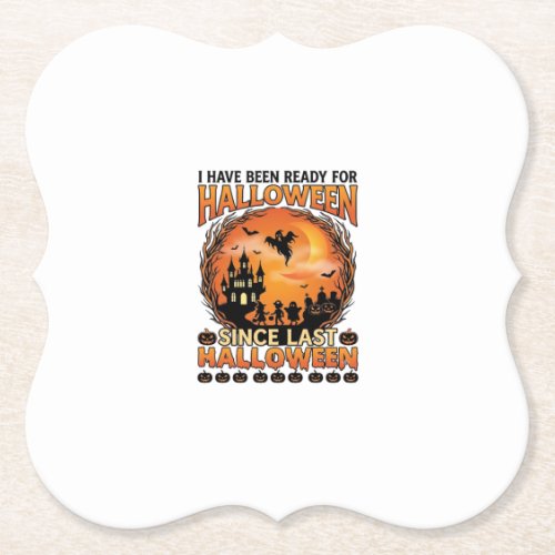 Ready Halloween Since Last Haunted Castle Ghost Ki Paper Coaster
