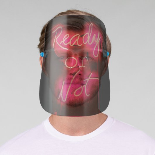 Ready or Not Blue Light Blocker Face Shield (Insitu)