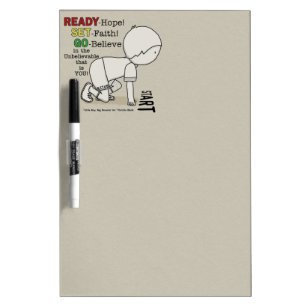 Ready, Set, Go Believe! Dry Erase Board
