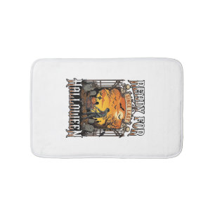 Ready Since Last Halloween Zombie Shopping Cart Gr Bath Mat