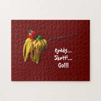 Ready Sketti Go Fork of Italian Spaghetti Jigsaw Puzzle