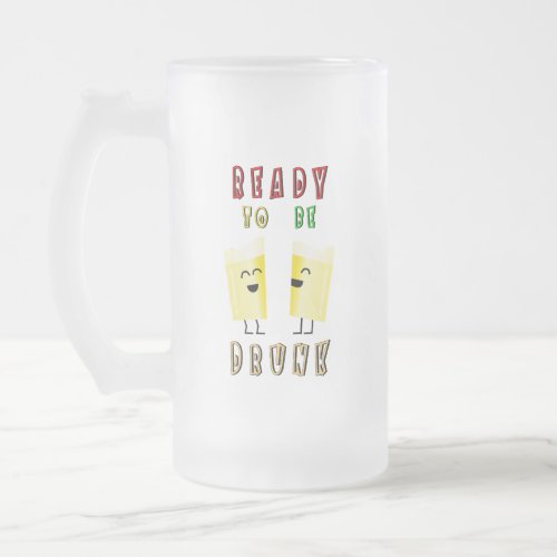 Ready To Be Drunk Wine International 4 August Beer Frosted Glass Beer Mug