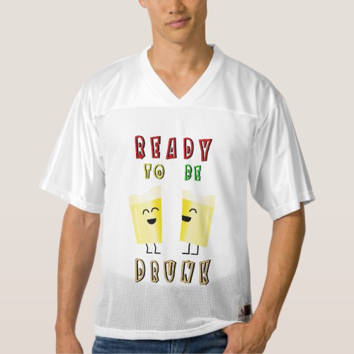 Ready To Be Drunk Wine International 4 August Beer Mens Football Jersey