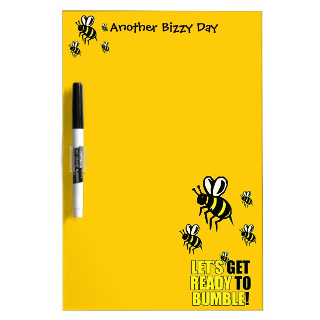 Ready to Bumble Dry Erase Board (Front)