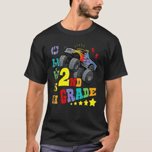 Ready To Crush 2nd Grade Monster Truck First Day O T_Shirt