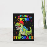Ready To Crush 5th Grade Dinosaur Backpack Back To Card