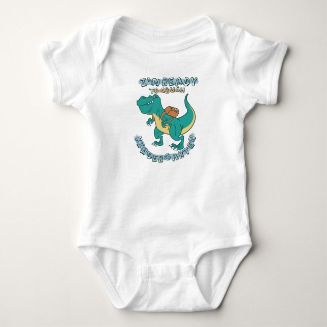 Ready to crush kindergarten baby bodysuit (Front)