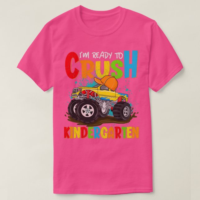 Ready To Crush Kindergarten Monster T-Shirt (Design Front)