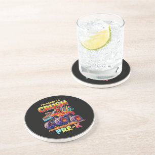 Ready to Crush Pre-K Monster Truck Back to School Coaster