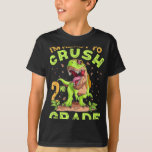 Ready To Crush Second Grade 2nd Day Of School Dino T-Shirt