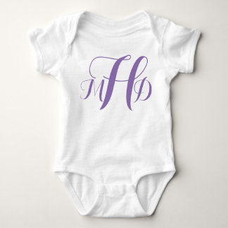 Ready to Customize Monogrammed Infant Fashion Baby Bodysuit