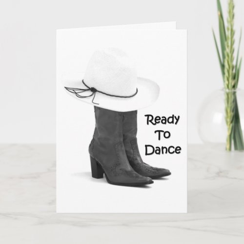 READY TO DANCE _ CONGRATULATIONS CARD