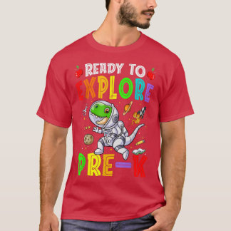 Ready to Eplore Prek Astronaut T Re Dinosaur Boys T-Shirt