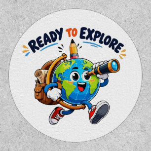 Ready to Explore Back to School Globe Patch