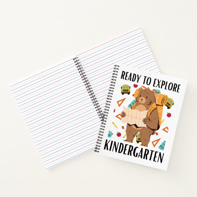 Ready to explore kindergarten  notebook (Inside)