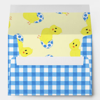 Ready To Hatch Chicky Boy Baby Shower Envelope