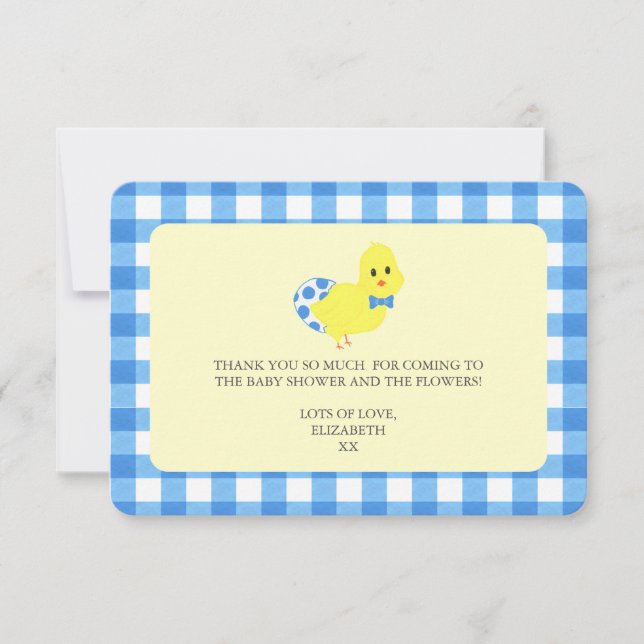 Ready To Hatch Chicky Boy Baby Shower Invitation (Front)