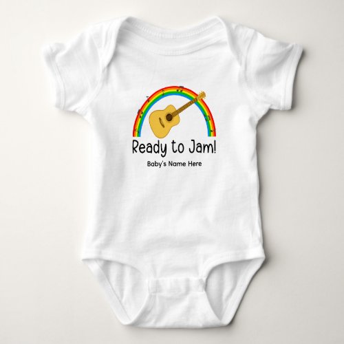 Ready to Jam Guitar Baby Bodysuit