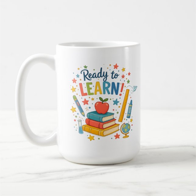 Ready to Learn Coffee Mug (Left)