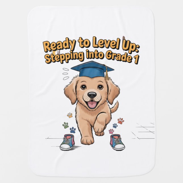 Ready to Level Up Blanket (Front)