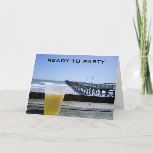 READY TO PARTY - 40th BIRTHDAY! Card