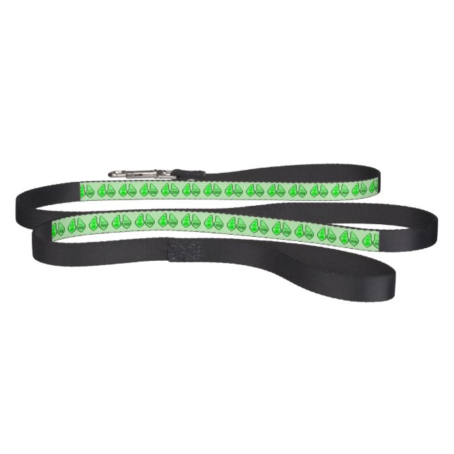 Ready to Poop Funny Green Pea Pet Leash (Full)