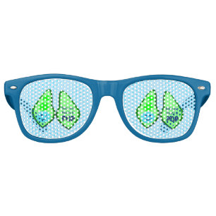 Ready to Pop Baby Boy Blue Pea Custom Baby Shower Retro Sunglasses
